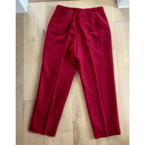 Vintage Pendleton Red Wool Slacks Pants - Women's 16P - Picture 2 of 3